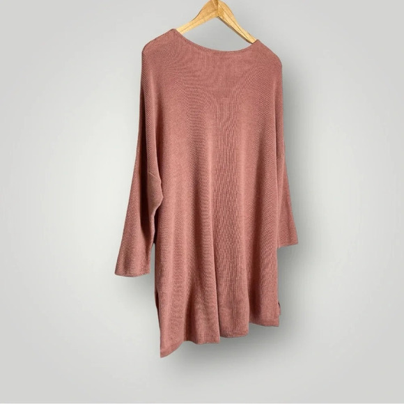 Purejill J Jill Linen Blend Pullover Sweater Size Large 3/4 Sleeve Relaxed Fit - Picture 5 of 8